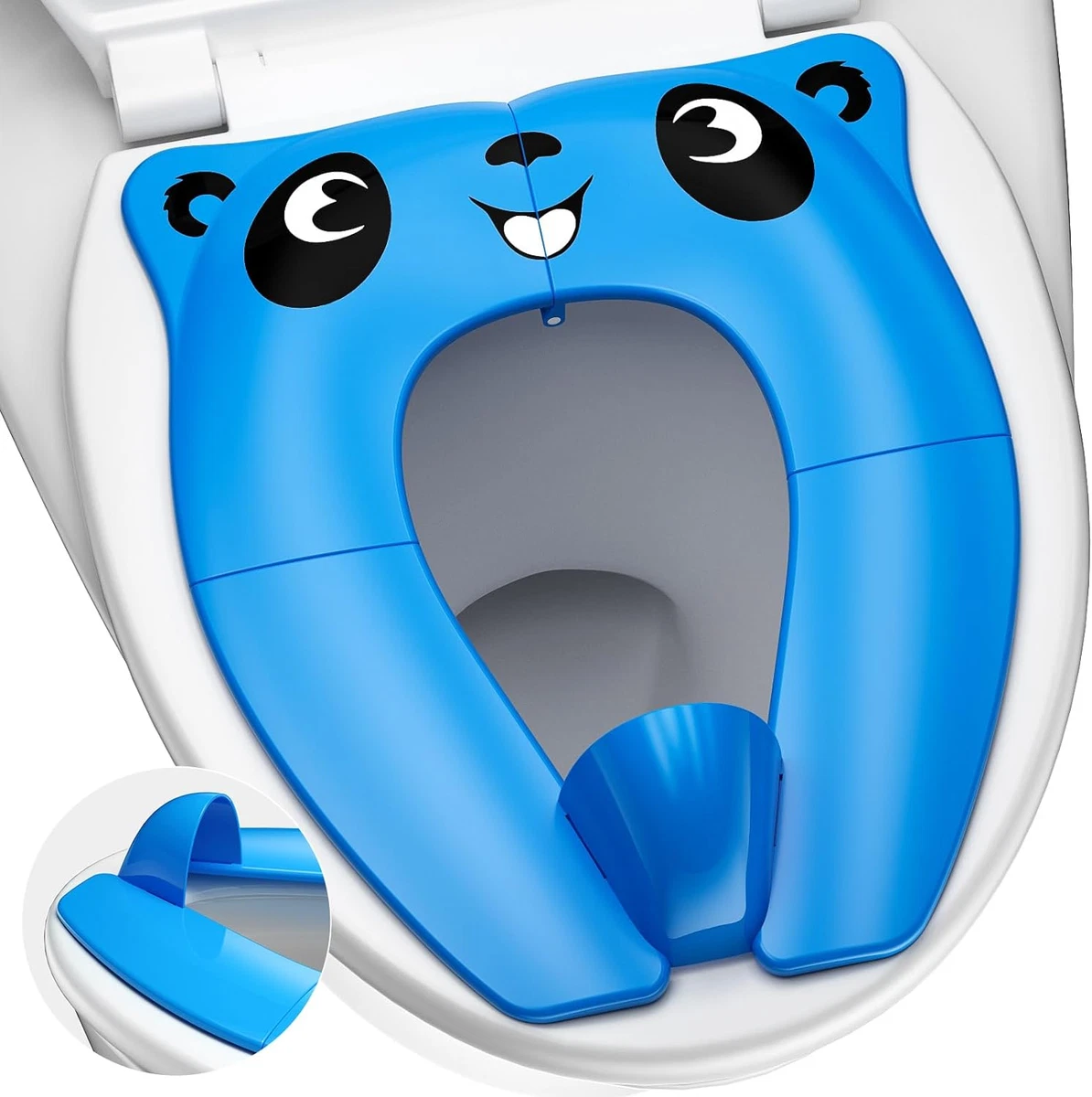 Portable Potty Seat with Splash Guard for Toddler Foldable Travel
