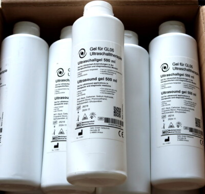 5L Ultraschall Gel 10x 500ml Dr. H. Plum für GL06 Kontaktgel Gleitgel Sonogel *