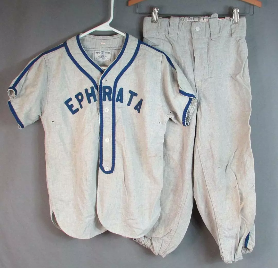 Vintage 1950s Dodge Davis Flannel Boys Baseball Uniform Shirt/Pants  Ephrata,PA