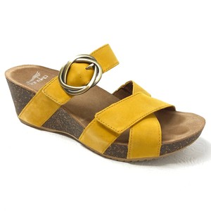 dansko yellow sandals