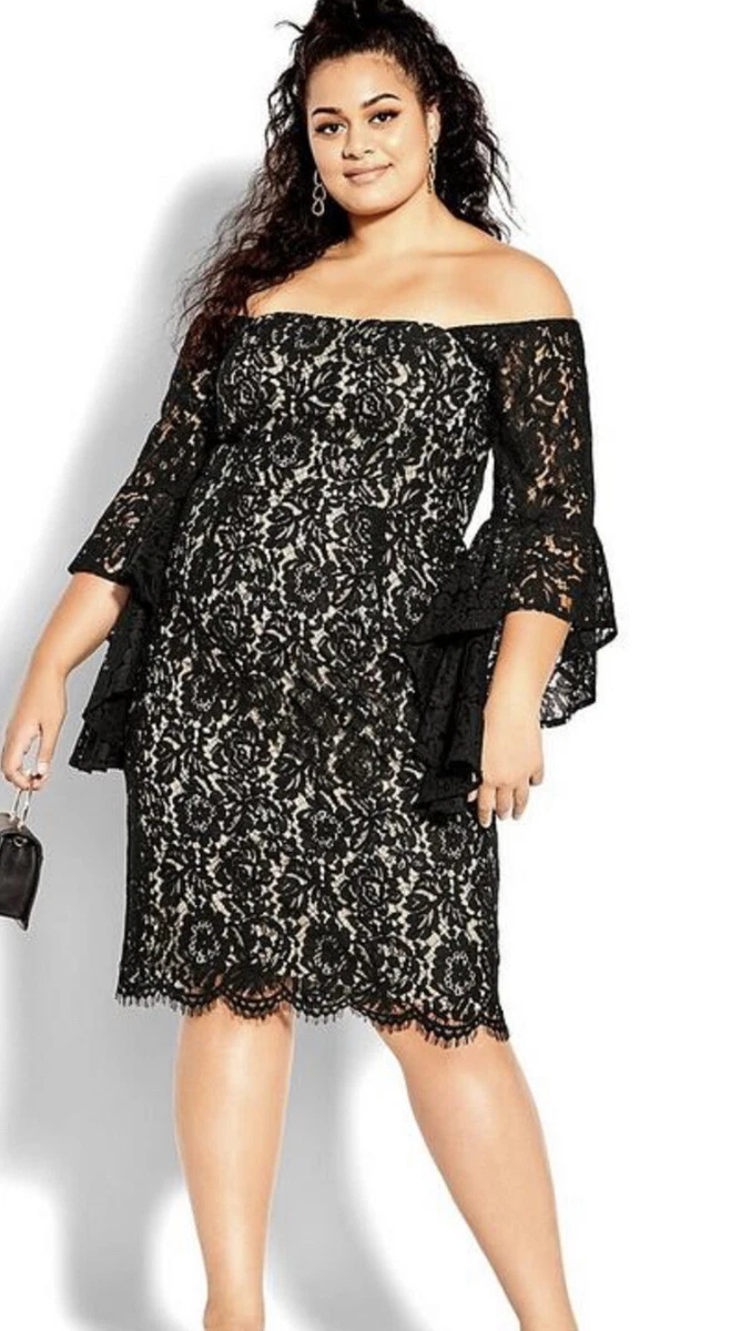 Black lace christmas clearance dress