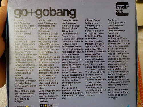 go+gobang Ravensburger 60253072, 1974 Brettspiel für 2 Spieler Traveller Serie - Bild 6 von 6