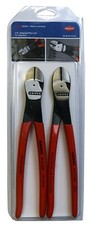 KNIPEX 9K-00-80-129-US High Leverage Straight and Angled Diagonal Cutter Set
