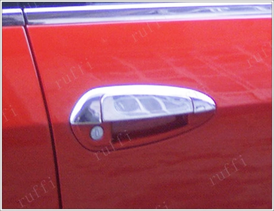 COPERTURA MANIGLIA PORTE CROMO ACCIAIO 4 PORTE Per FIAT GRANDE PUNTO / EVO 2006+ - Bild 3 von 4