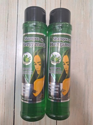 2 Pack Shampoo de Bergamota Extra Forte 630m - Promueve & Fortalece el Cabello