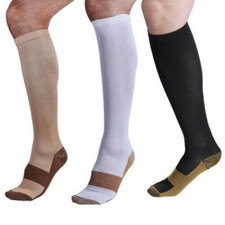 20-30mmHg Medical Compression Socks Knee High Support Stockings Closed Toe