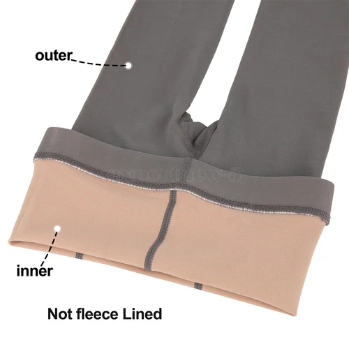 Medias de cintura alta Mujeres Pantys translúcidos falsos Medias térmicas - Bild 15 von 23