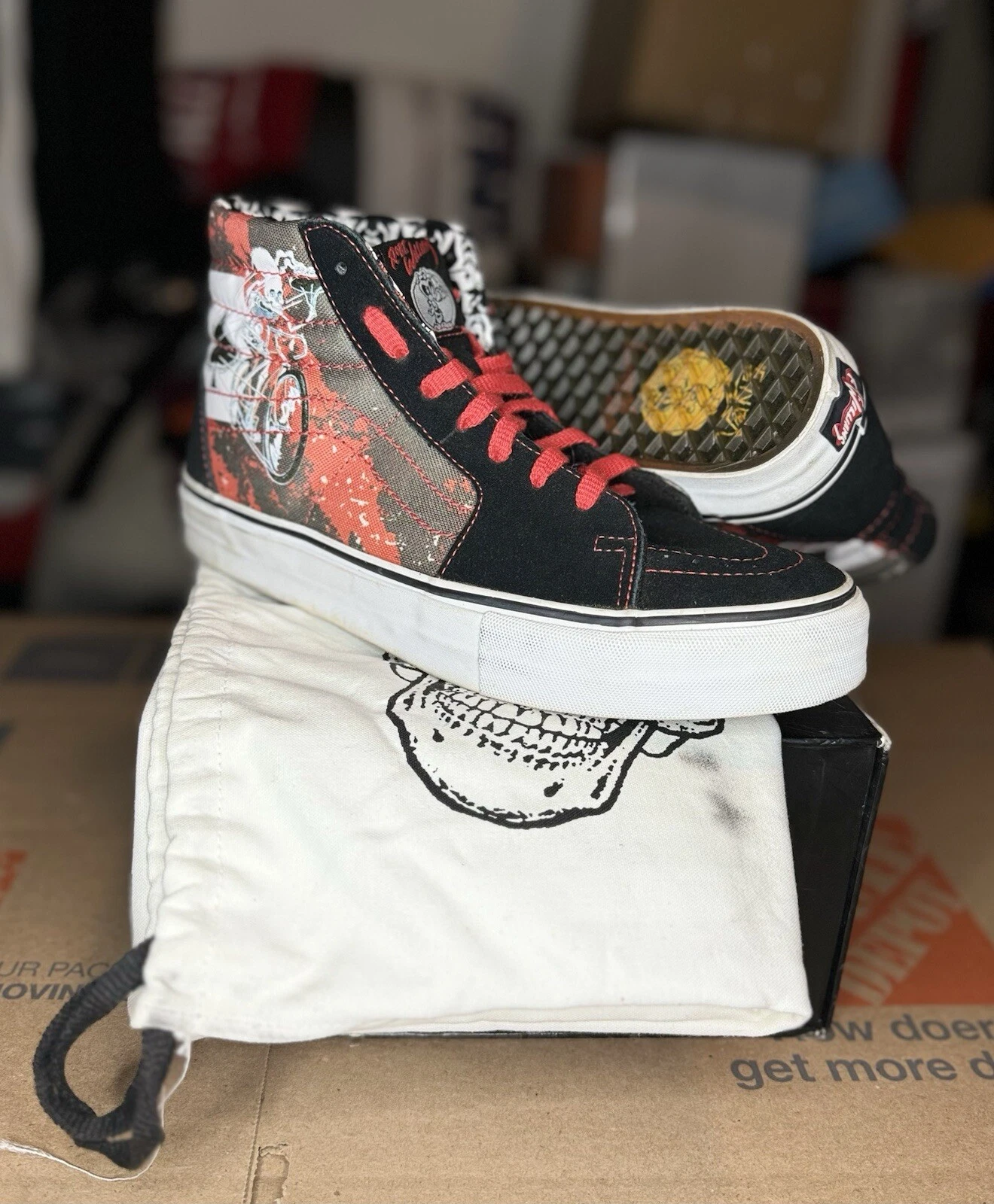 Taille 8 fourgons Sk8 Hi   Robt. Williams « Bad Oysters »