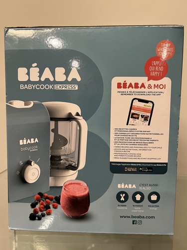 Beaba Babycook Express (Baltic Blue) NEW IN BOX - Afbeelding 3 van 9