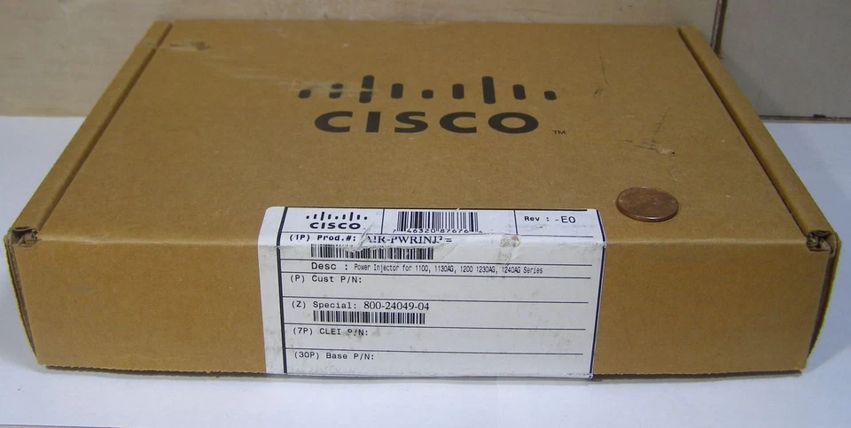 CISCO SYSTEMS AIRONET POWER INJECTOR AND MEDIA CONVERTER AIR-PWRINJ3 IN BOX - Image 4 of 4