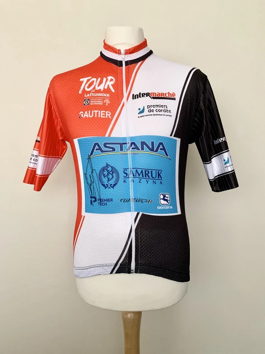 Ensemble cuissard vélo et maillot cyclisme équipe pro Astana pink edition