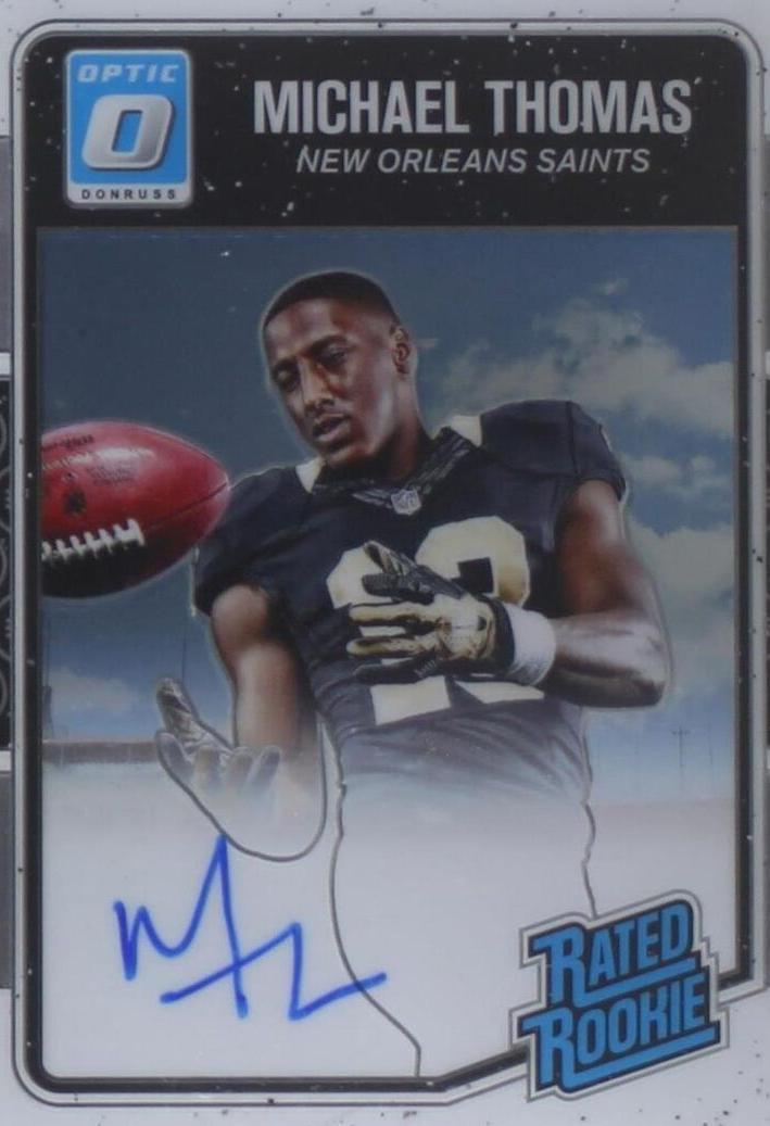 2016 Donruss Optic - Rated Rookie Michael Thomas #186 Signatures