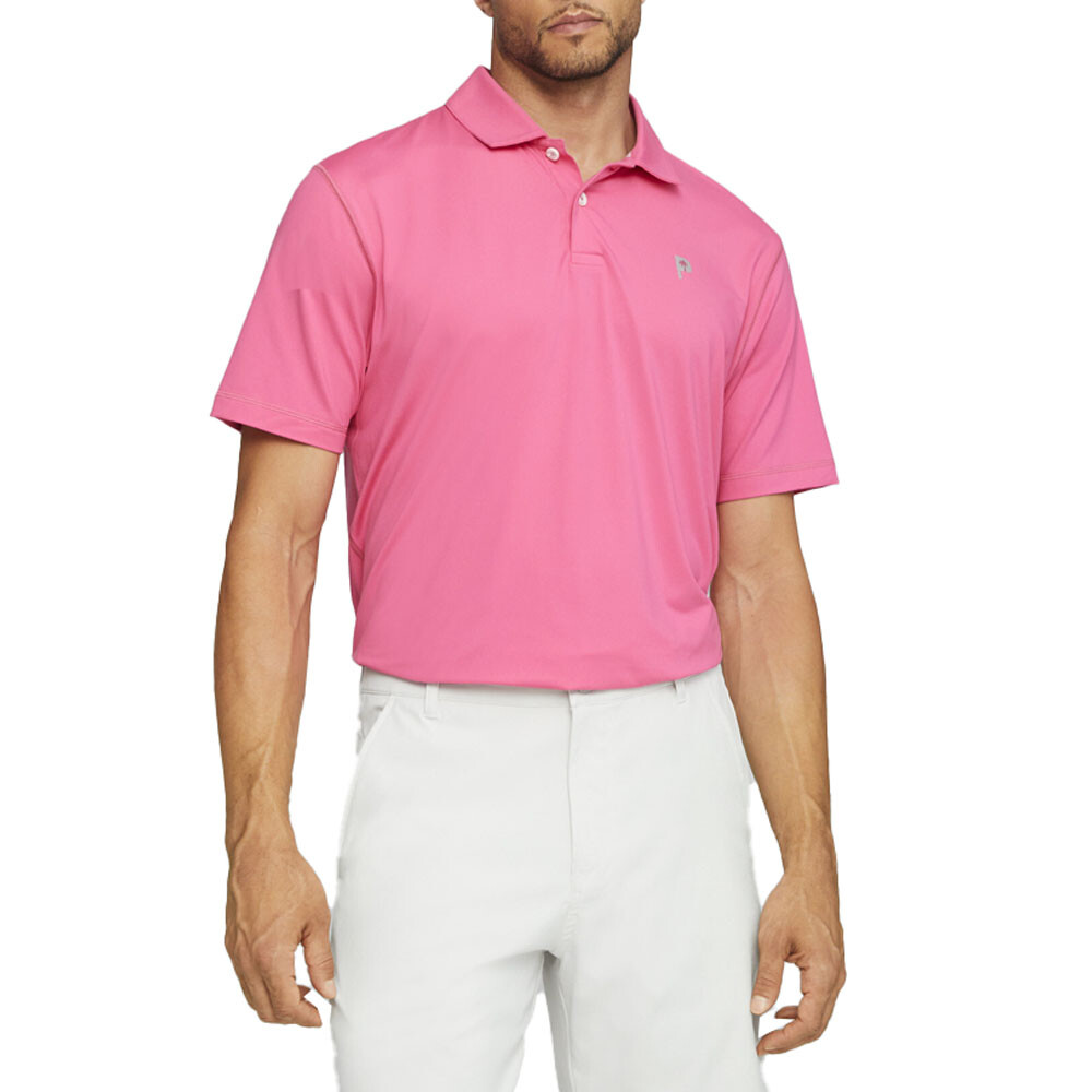 Футболка поло с логотипом Puma Golf с коротким рукавом X Ptc Mens Pink Casual 53920104