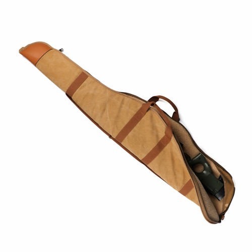 Tourbon 52" Rifle Bag Gun Slip Scoped Cover Soft Case Canvas Leather Storage USA - Picture 17 of 24