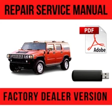 Hummer H2 2003-2010 Factory Repair Manual USB
