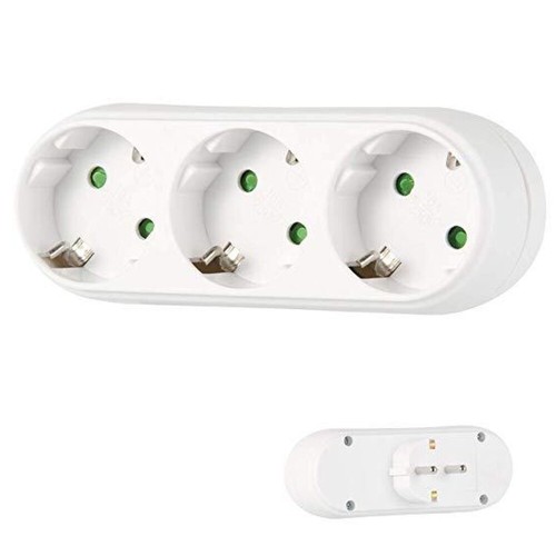 EU USB Steckdose Steckdosenleiste 3/4Fach Mehrfachsteckdose Steckdosenverteiler. - Bild 13 von 15