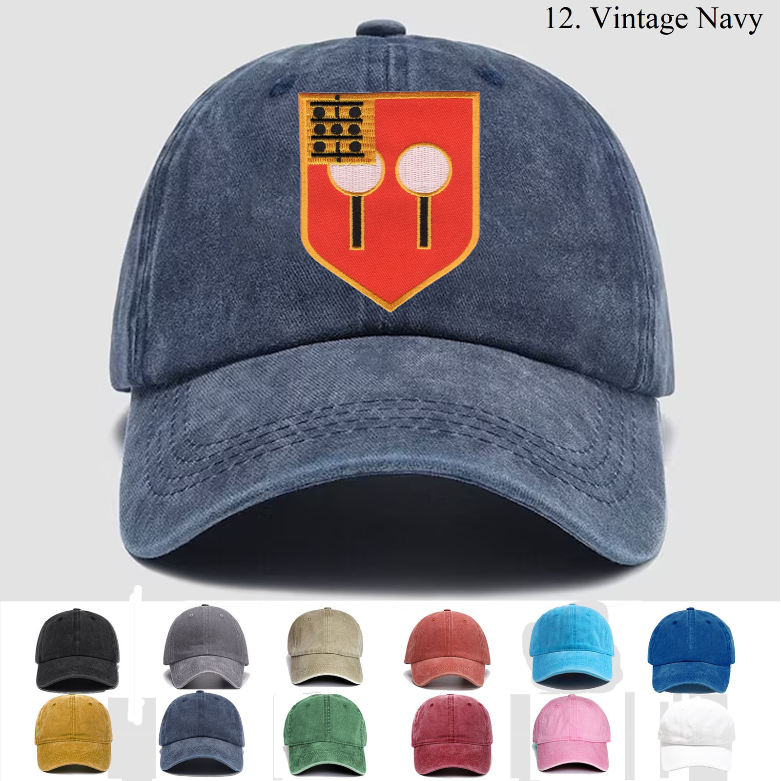 Custom Personalization Embroidered Hat 9th Field Artillery Regiment, Veteran Cap