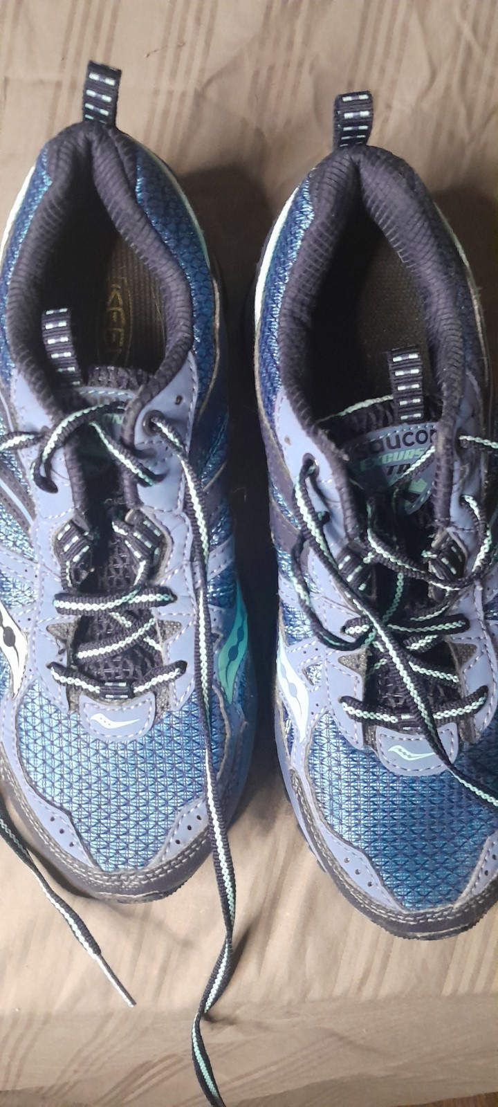 Sneakers Saucony Excursion TR8 donna blu leggere usura buona battistrada Keen taglia 8