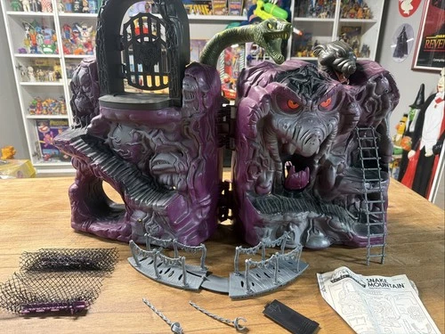 Vintage Mattel HeMan MOTU Masters Universe Snake Mountain Playset Complete