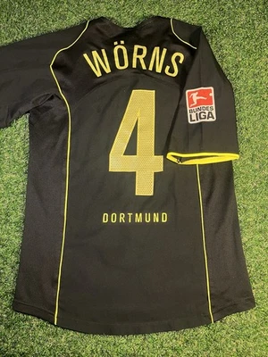 BVB Borussia Dortmund Nike Auswärtstrikot 2004/05 | Wörns #4 | Größe S - Bild 1 von 4