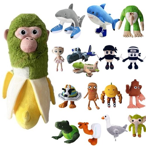 Brainrot Animals Series Plush Animals Doll Ornament Stuffed Plush Doll Soft Toy - Bild 2 von 72