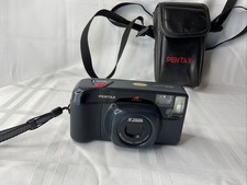 Pentax IQZoom 60 35mm Point Shoot Film Camera Tested Case Included