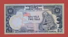 WESTERN SAMOA  2  TALA ( 1980 )   PICK # 20  UNC LESS.