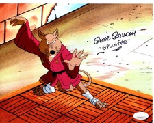 Peter Renaday signed 8x10 Photo Master Splinter Teenage JSA Authentication
