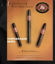 1998 Print ad for La Flor Dominicana Cigars "Introducing The 2000 Series"