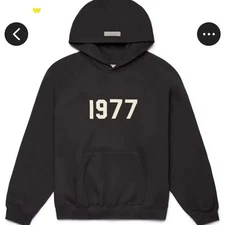 Fear Of God Essentials 1977 Hoodie Iron 192BT212050F Size XXL