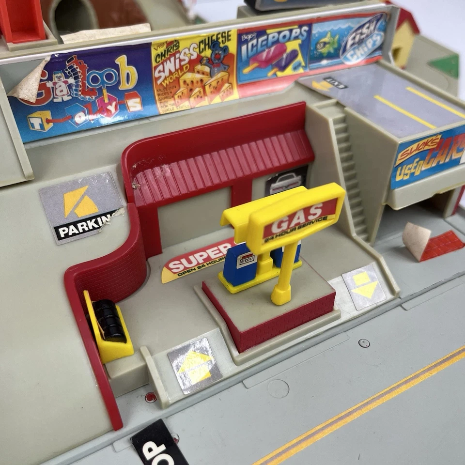 Galoob Micro Machines Cars + Super City Toolbox Playset Lot 1988 Vintage AS-IS - Image 4 of 4