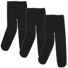 Luvable Friends girls Nylon Tights 2-4T Black