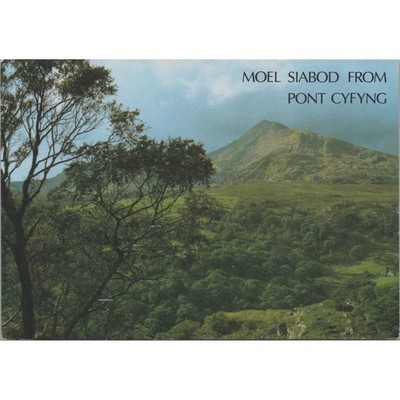 Postkarte Moel Siabod von Pont Cyfyng Wales Panoramablick