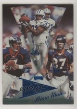 1998 Prestige Alma Maters Blue Glyn Milburn John Elway Ed McCaffrey #17 HOF 7v7