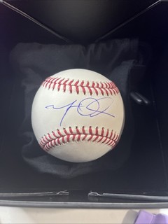 Matt Olson Signed Baseball Fanatics Under Wraps Auto MLB