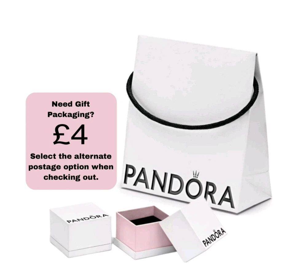 Genuine Pandora Black Encore Bubble Clip Charm ALE 925 790593CZK - Image 2 of 3