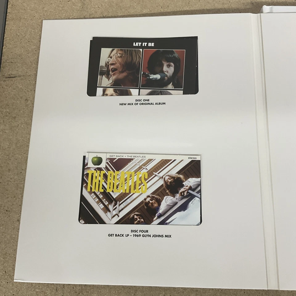 The Beatles Let It Be Box Set 6 Disc CD BluRay Edition New No Plastic Cover - Imagem 3 de 4