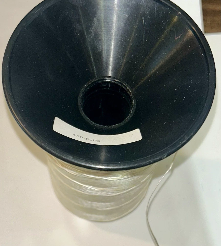 BCY 450Plus Bowstring Material Neutral (White) 1/2lb spool Partial 12.3oz. - Image 4 of 4