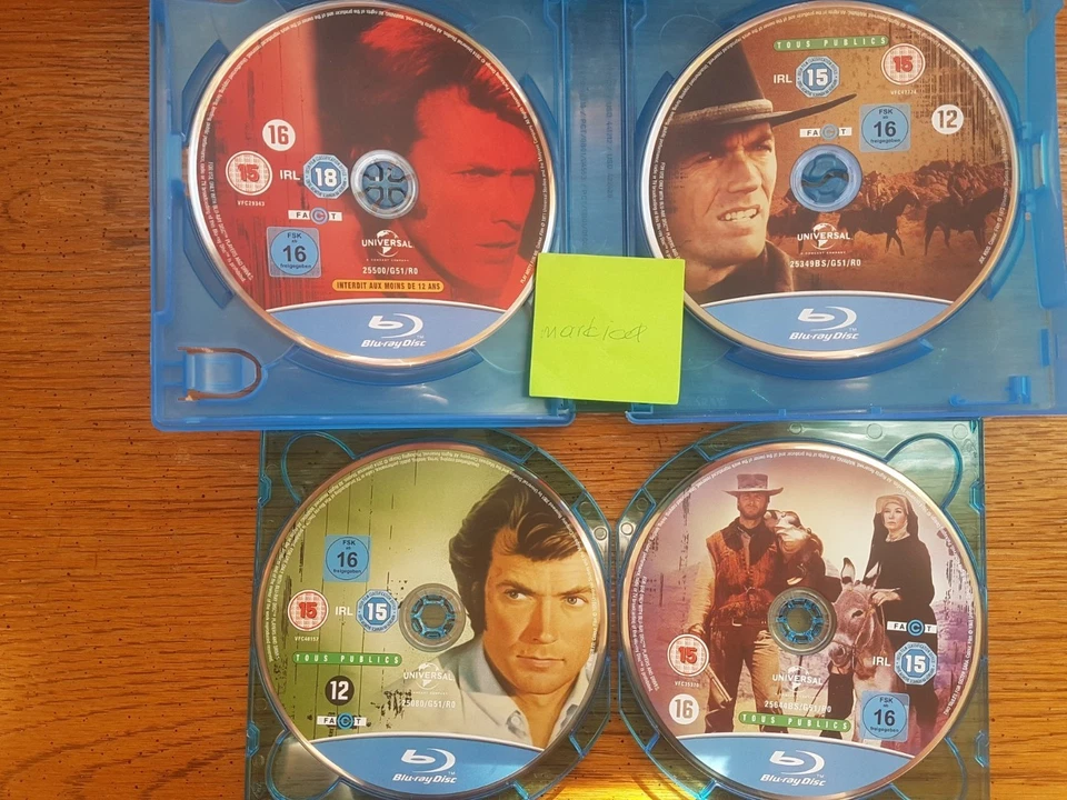 Clint Eastwood Blu Ray Collection Sammlung 6 Filme Movies like new rar rare - Bild 2 von 4