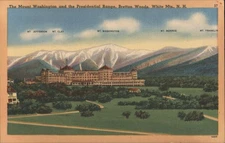 Bretton Woods, New Hampshire NH Mt. Washington Hotel & Presidential Range