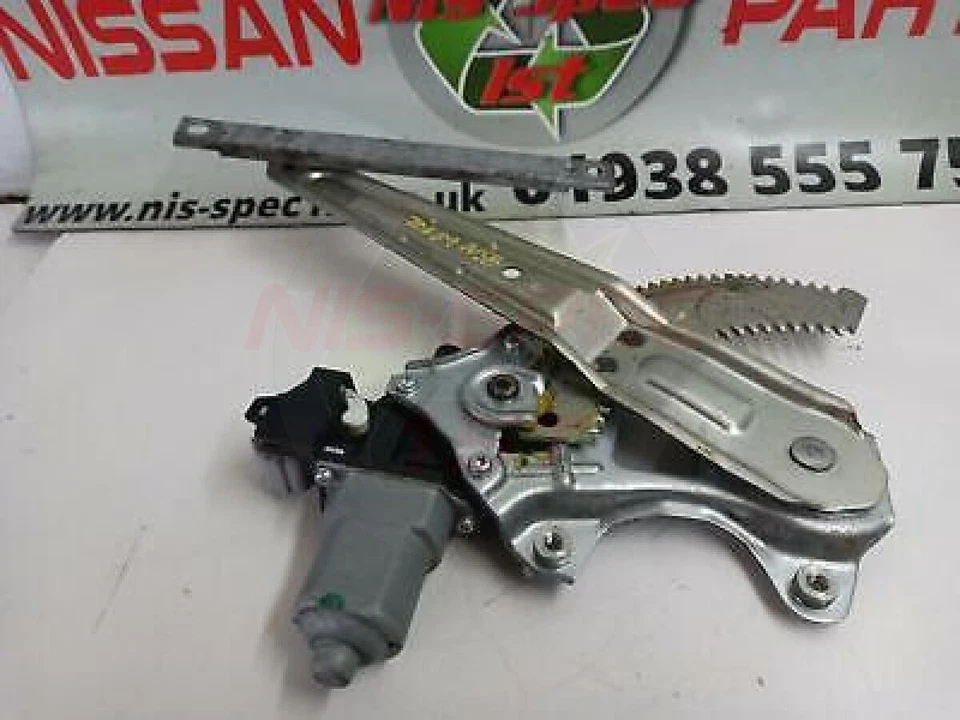 NISSAN LEAF ZE0 2010-2017 pasajero izquierdo regulador ventana trasera 827211U600 Foto 3 de 4