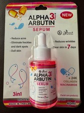 ALPHA 3 PLUS ARBUTIN BRIGHTENING FACE SERUM size 40 ml 1 bottle 