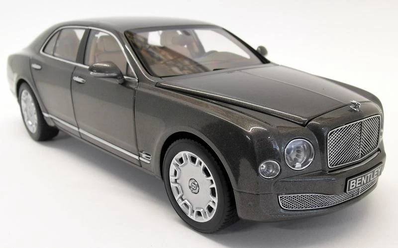 Minichamps escala 1/18 diecast NVBL843 - Bentley Mulsanne 2010 gris metálico Foto 4 de 4