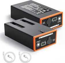 2 pcs For Moultrie Edge Camera Battery 6700mAh for Edge 2 PRO Cellular Trail Cam