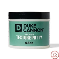Duke Cannon Hair Putty for Men - Medium Hold No Shine 4.6oz
