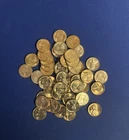 1958 D Lincoln Wheat Penny Roll Red BU Cent Brilliant Uncirculated L3