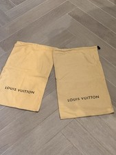 2 Large Louis Vuitton Shoe Bags Dust bags 27cm x 45cm
