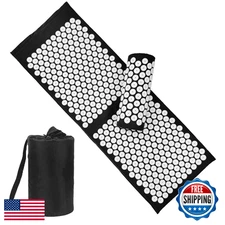 XiaoMaGe Acupressure Mat & Pillow Set Extra Long Acupressure Mat for Pain Relief