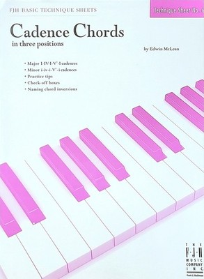 Cadence Chords in Three Positions - Technique Sheet No. 6