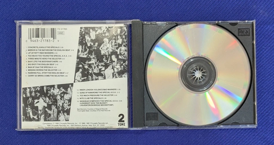 "Dance Craze... Live!" by Various Artists (Compilation CD, 1990) 2Tone/Chrysalis — 第 3/4 张图片